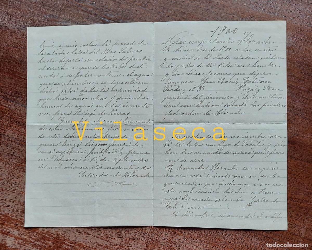 Cartas comerciales: VILASECA VILA SECA TARRAGONA DOS CARTAS + 2 DOCUMENTOS - Foto 5