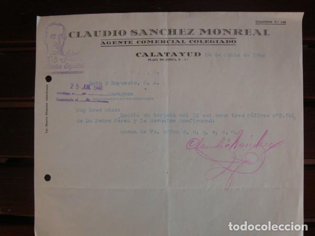 Cartas comerciales: CLAUDIO SANCHEZ DE CALATAYUD - Foto 1