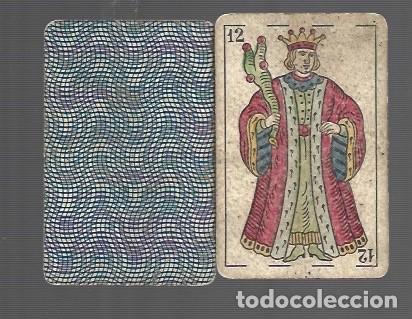 Cartas comerciales: Carta del rey de bastos - Foto 1