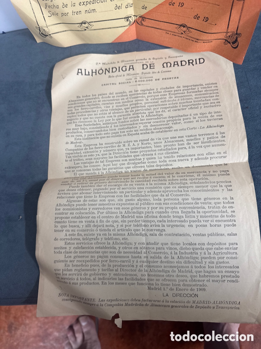 Cartas comerciales: Documentaci&oacute;n de almacenes ALH&Oacute;NDIGA - Foto 2