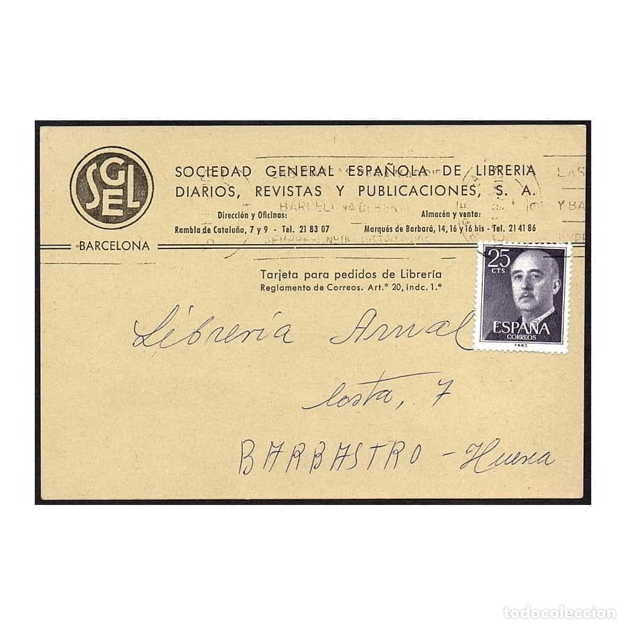 Cartas comerciales: Espa&ntilde;a 1961 [SOB] Sobre comercial S.G.E.L. (C) - Foto 1