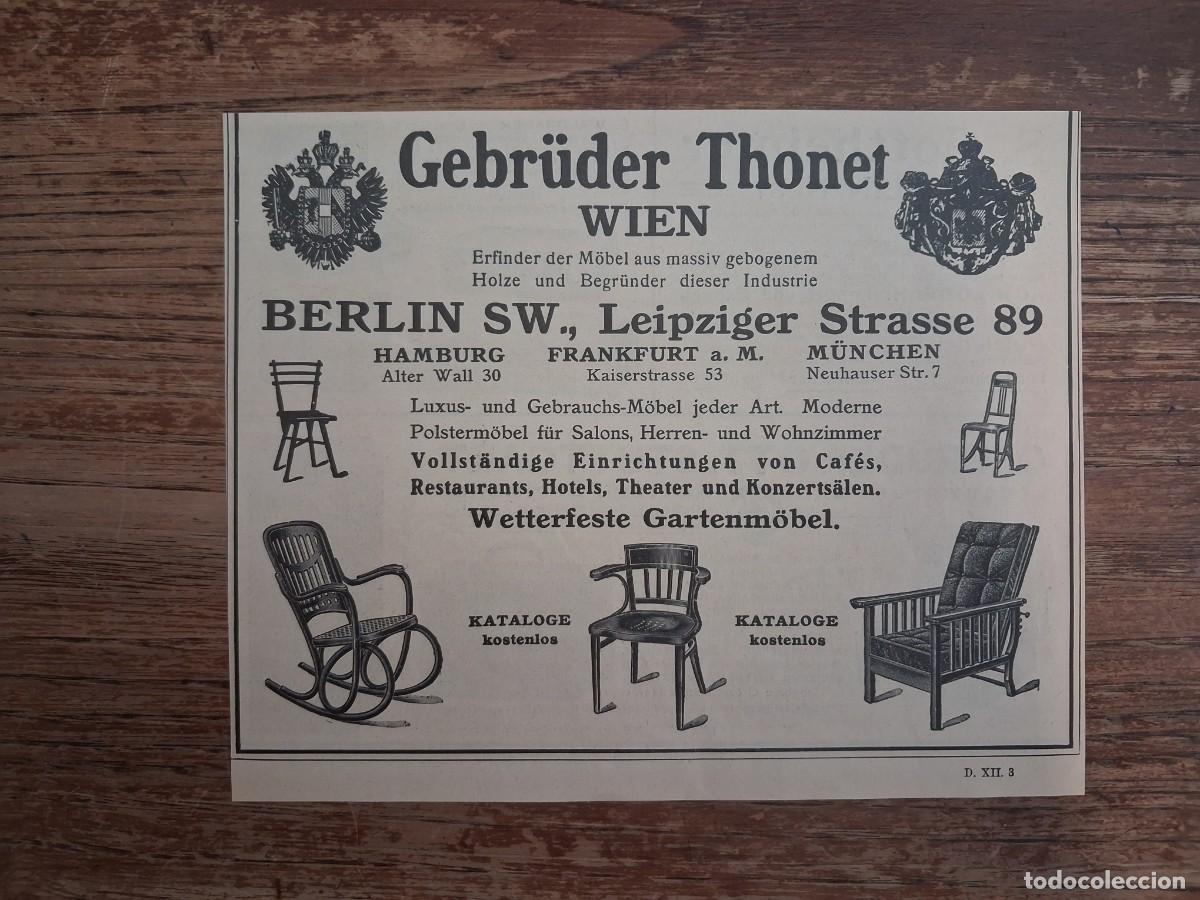 Cartas comerciales: 5 documentos de Thonet, Espa&ntilde;a, Francia y Alemania. - Foto 3