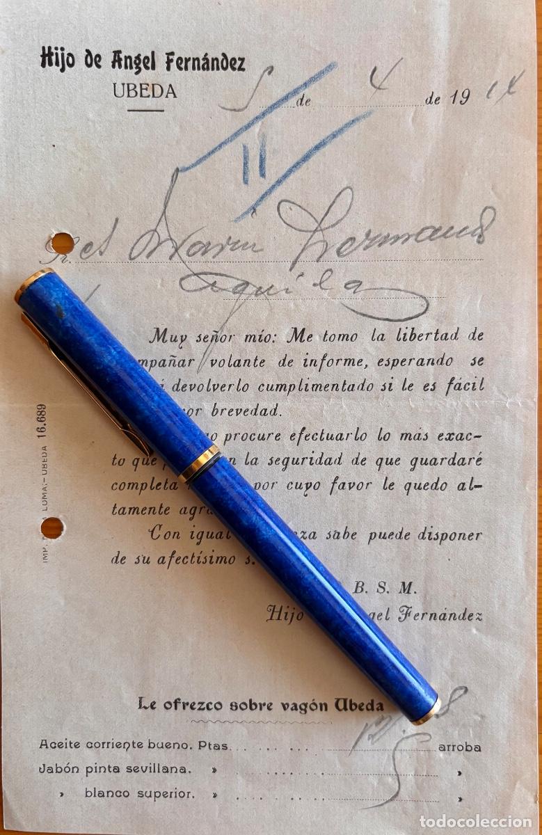 Cartas comerciales: UBEDA- JAEN- HIJO DE ANGEL FERNANDEZ- ACEITE- CARTA COMERCIAL- 1914