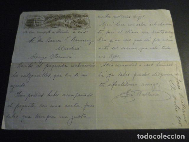 Cartas comerciales: SANTA CRUZ DE TENERIFE CAMACHO&acute;S ENGLISH HOTEL&acute;S CARTA 1906