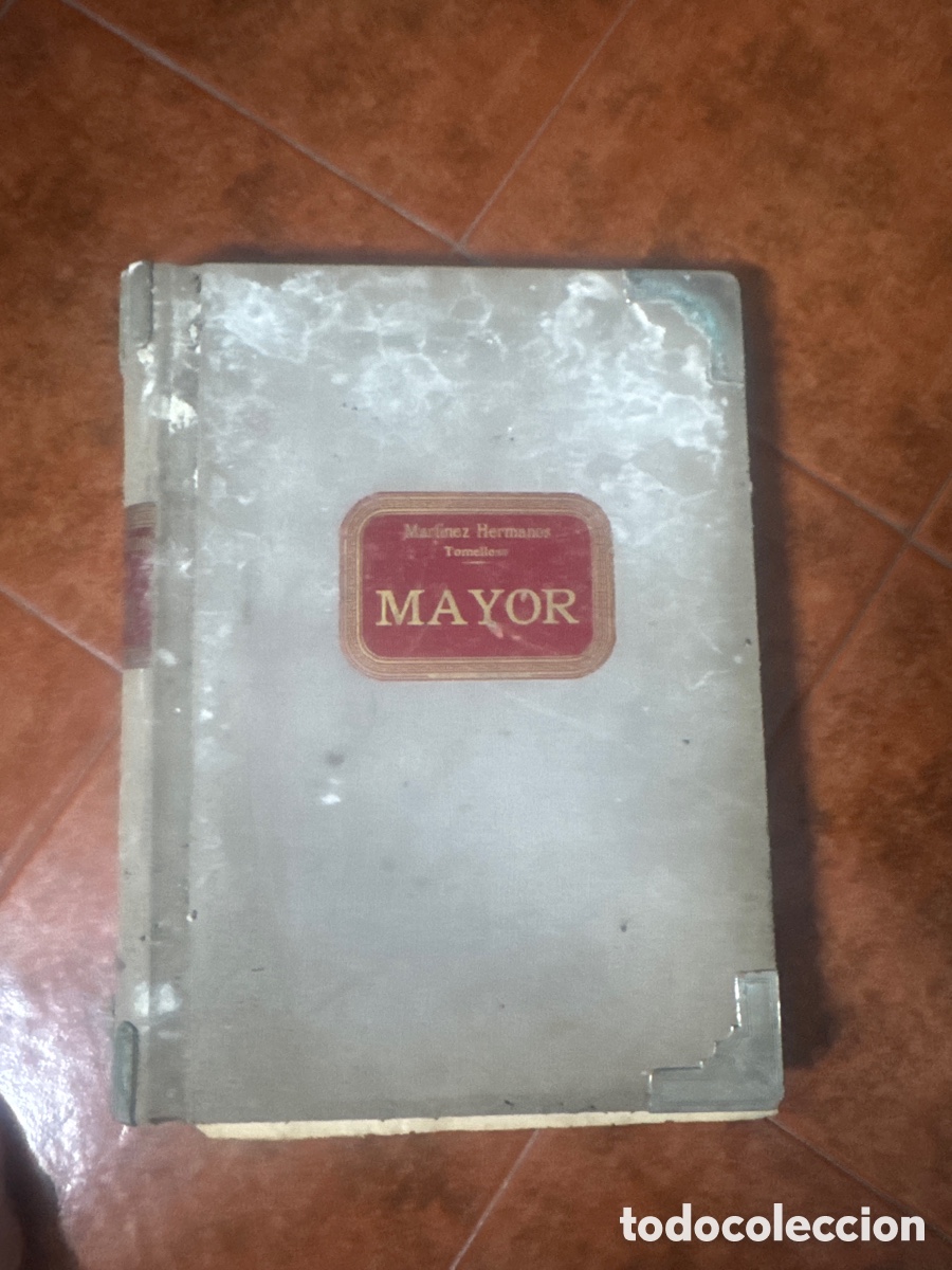 Cartas comerciales: Libro, mayor de f&aacute;brica de alcohol, Tomelloso, 1912