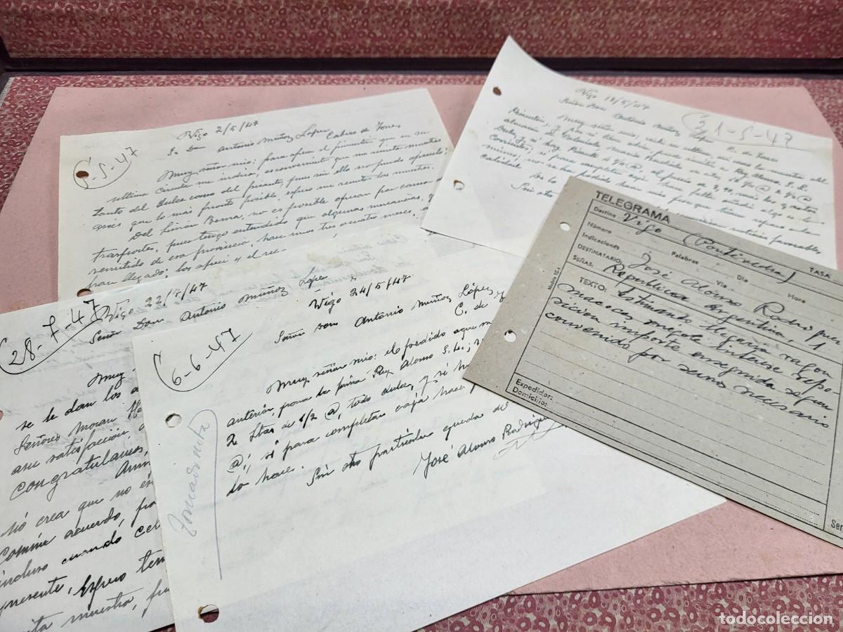 Cartas comerciales: ANTIGUAS CARTAS COMERCIALES ESCRITAS VIGO ALONSO RODRIGUEZ 1947