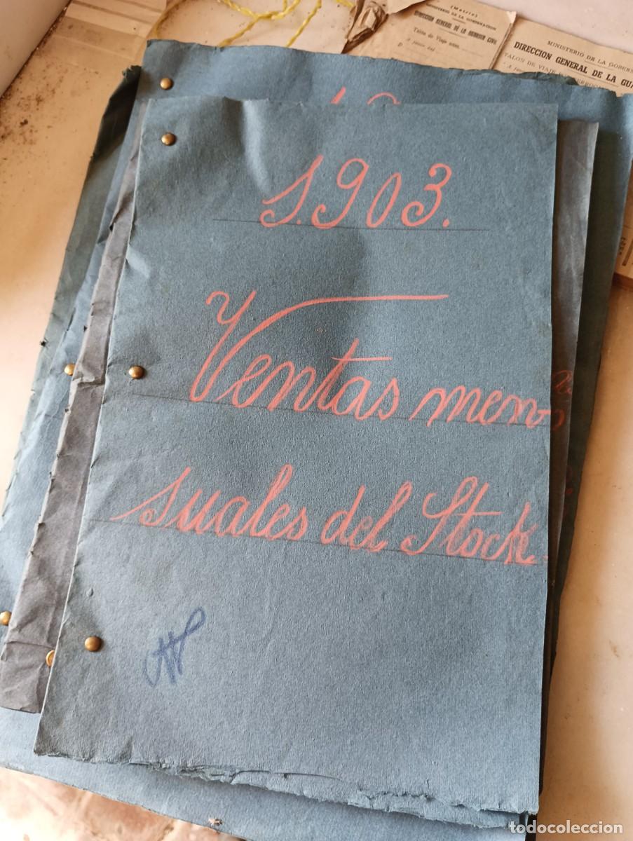 Cartas comerciales: Libro de registro de ventas bodega jerez garvey - Foto 1