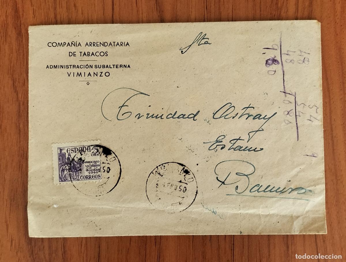 Cartas comerciales: CARTAS CIRCULADAS CON SELLO (3 UD.). - Foto 3