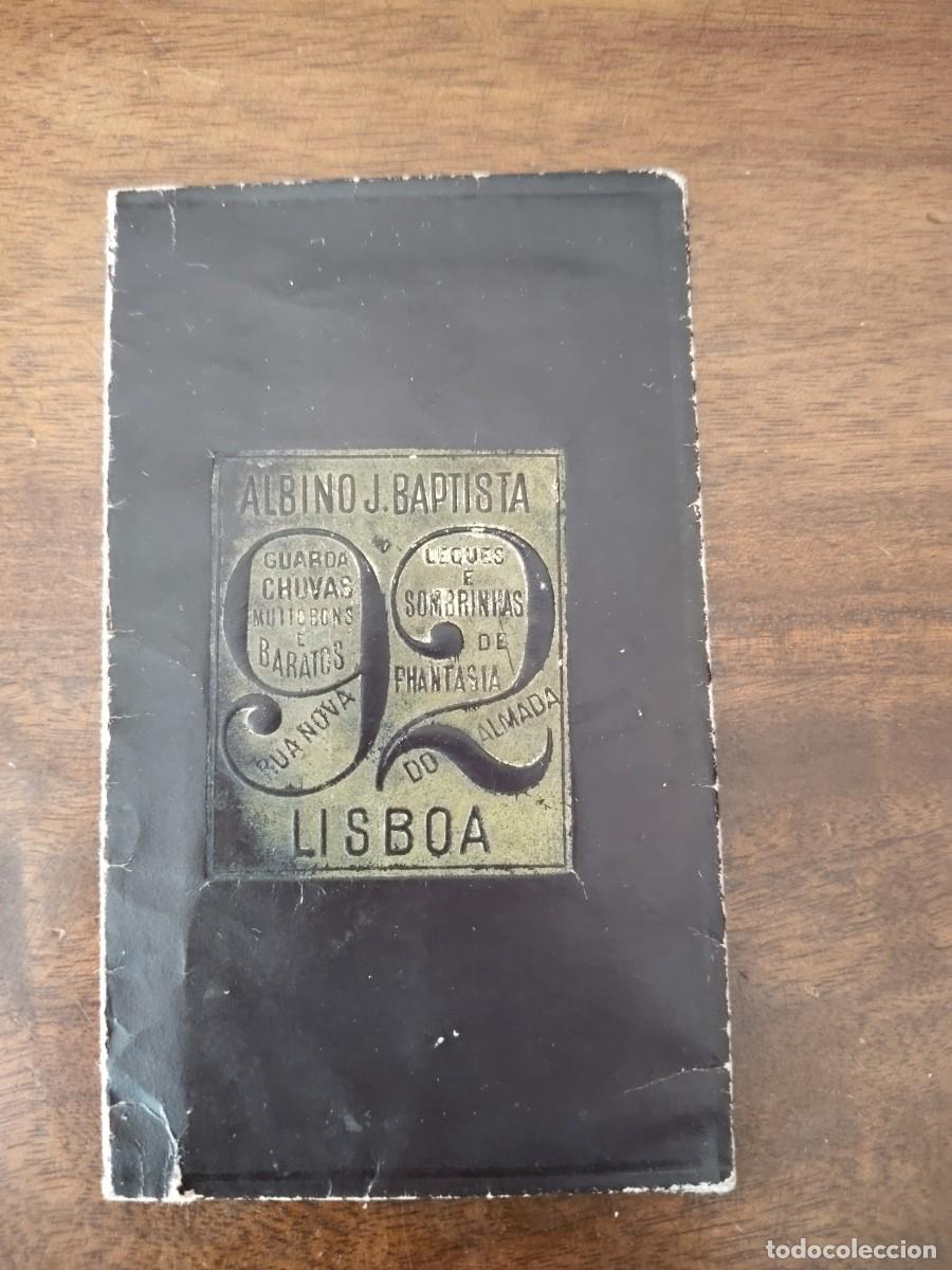 Cartas comerciales: Carterita publicitaria Comercio de Lisboa, Albino J. Baptista. Siglo XIX