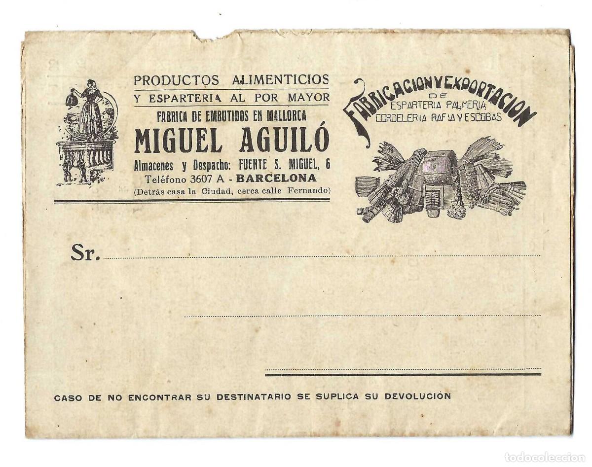 Cartas comerciales: MIGUEL AGUIL&Oacute;. CARTA COMERCIAL DESPLEGABLE CON PRECIOS Y DESCRIPCI&Oacute;N DE PRODUCTOS ALIMENTICIOS