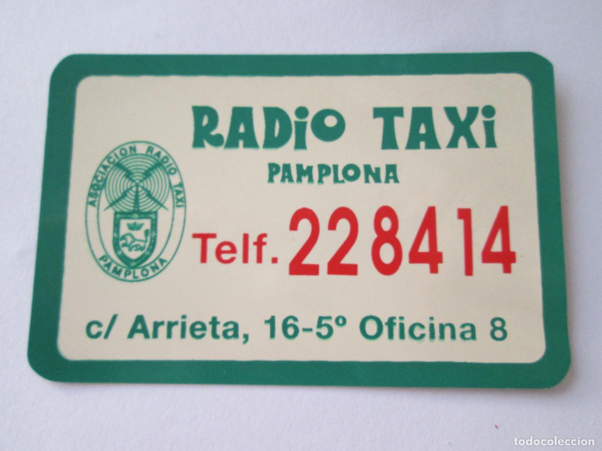 Cartas comerciales: ANTIGUA TARJETA COMERCIAL - RADIO TAXI - PAMPLONA