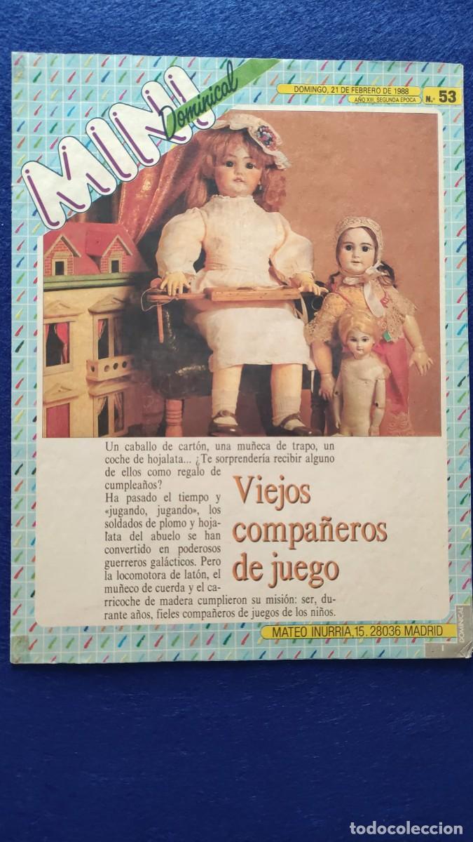 Cartas comerciales: ANTIGUO SUPLEMENTO MINI DOMINICAL N&ordm; 53 FEBRERO 1988