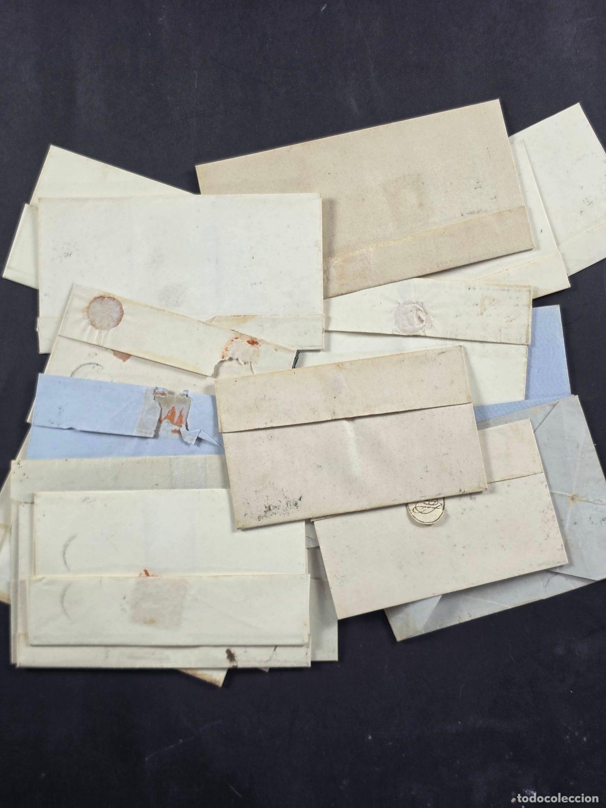 Cartas comerciales: Lote de 18 cartas Isabel II - Foto 8