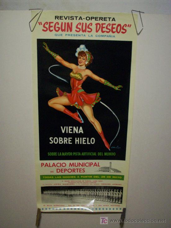 Carteles espect&aacute;culos: CARTEL ESPECT&Aacute;CULO VIENA SOBRE HIELO - Foto 1