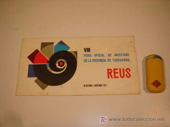 Carteles espect&aacute;culos: VIII Fira de Reus del 1972 - Foto 1