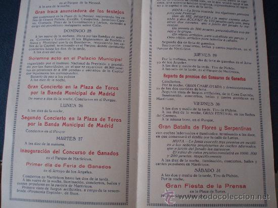 Carteles espect&aacute;culos: PROGRAMA OFICIAL DE LA FERIA DE M&Aacute;LAGA, A&Ntilde;O 1929 - Foto 4