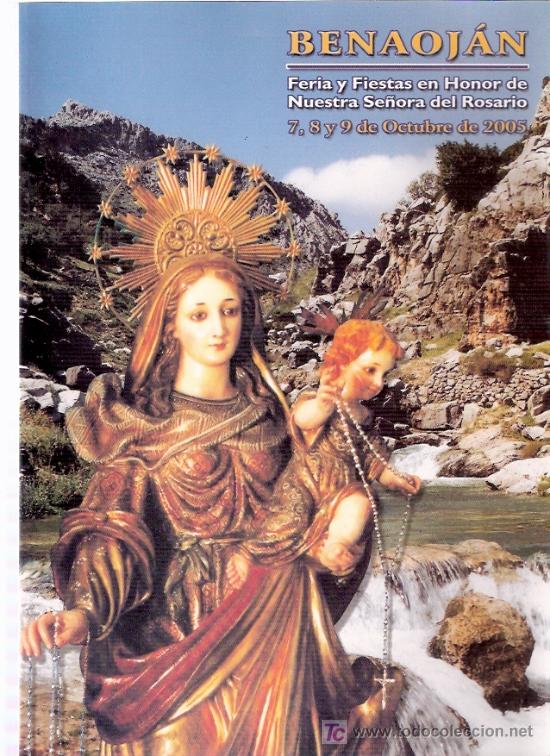 Carteles espect&aacute;culos: LIBRO PROGRAMA DE LAS FIESTAS Y FERIA DE BENAOJAN 2005 - Foto 1