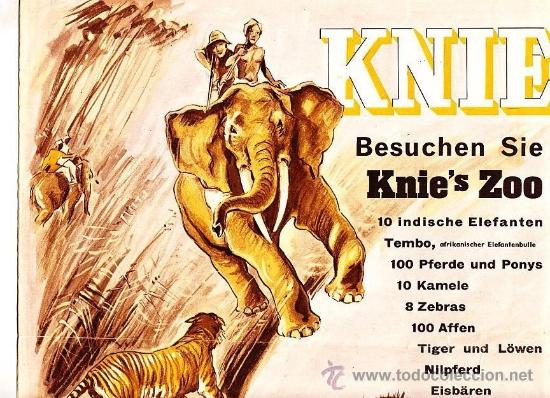 Carteles espect&aacute;culos: PROGRAMA DEL CIRCO KNIE - Foto 2