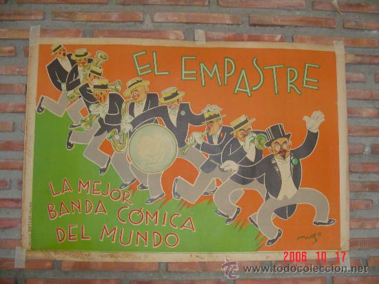 Carteles espect&aacute;culos: CARTEL BANDA COMICA EL EMPASTRE - Foto 1