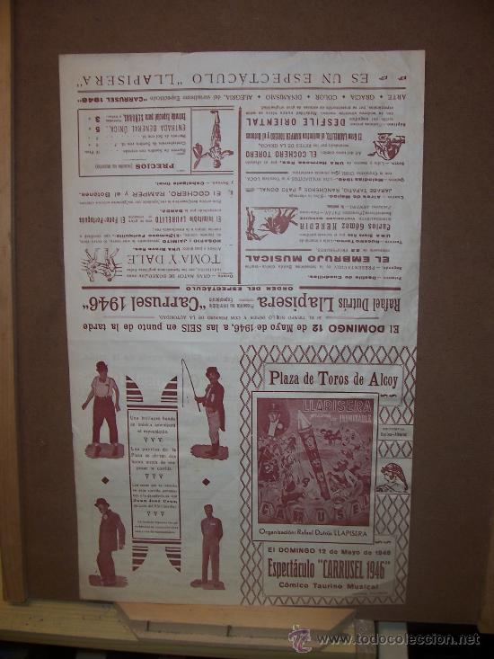Carteles espect&aacute;culos: ALCOY - 1946 - RAFAEL DUTR&Uacute;S - Foto 1