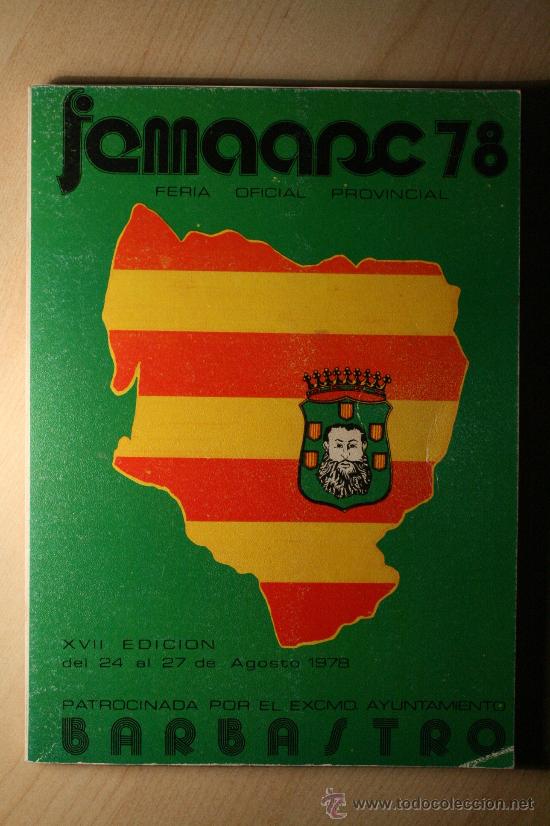 Carteles espect&aacute;culos: PROGRAMA FEMAARC 78 BARBASTRO - Foto 1