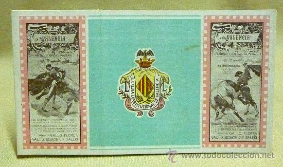 Carteles espect&aacute;culos: PROGRAMA OFICIAL, GRAN FERIA DE VALENCIA 1917 - Foto 2