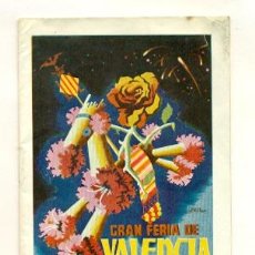 Carteles Espectáculos: PROGRAMA OFICIAL GRAN FERIA DE VALENCIA 1954. Lote 25908249