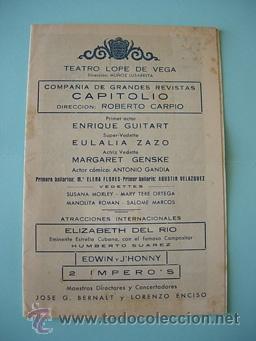 Carteles espect&aacute;culos: TEATRO LOPE DE VEGA - Foto 1
