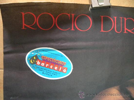 Carteles espect&aacute;culos: CARTEL DE ROCIO DURCAL 95 X 69 CM - Foto 2