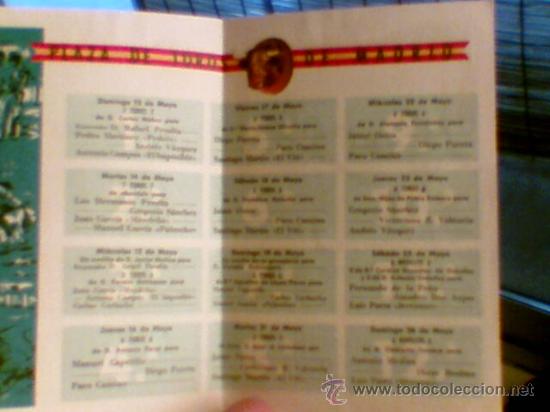 Carteles espect&aacute;culos: Diptico feria bolsillo  San Isidro 1963 - Foto 2