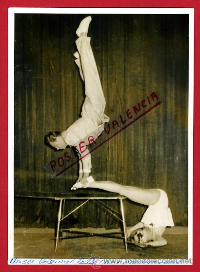 Carteles espect&aacute;culos: FOTOGRAFIA CIRCO, GLORIA & ARGOS ,ORIGINAL ,C19 - Foto 1