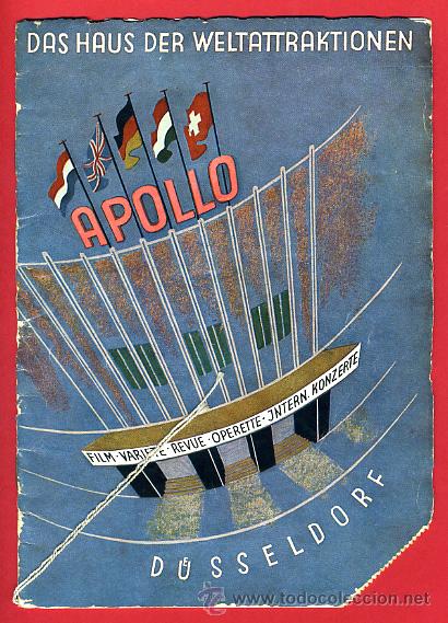 Carteles espect&aacute;culos: REVISTA PROGRAMA CIRCO APOLLO ,DUSSELDORF , ORIGINAL ,C74 - Foto 1