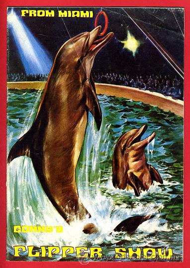 Carteles espect&aacute;culos: REVISTA PROGRAMA ESPECTACULO FROMO MIAMI CIRCO FLIPPER SHOW , ORIGINAL ,C78 - Foto 1