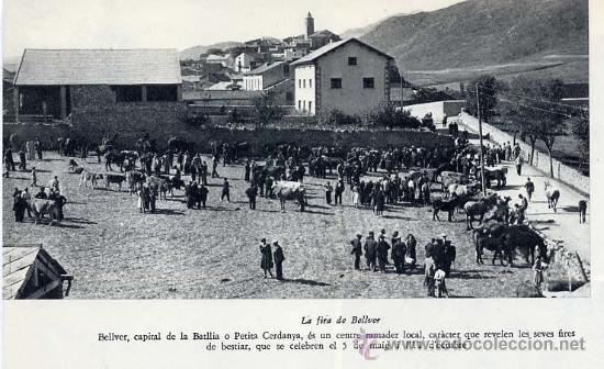 Carteles espect&aacute;culos: BELLVER 1968 FERIA VISTA HOJA LIBRO - Foto 1