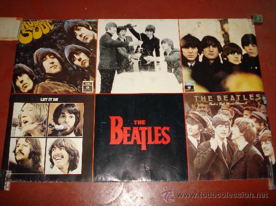 Carteles espect&aacute;culos: Antiguo Cartel Poster de  THE BEATLES . - Foto 8