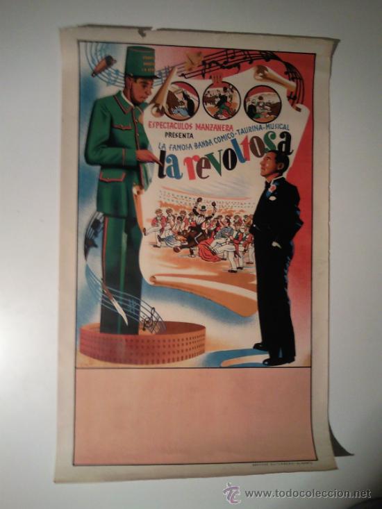 Carteles espect&aacute;culos: LA REVOLTOSA ANTIGUO CARTEL - Foto 1