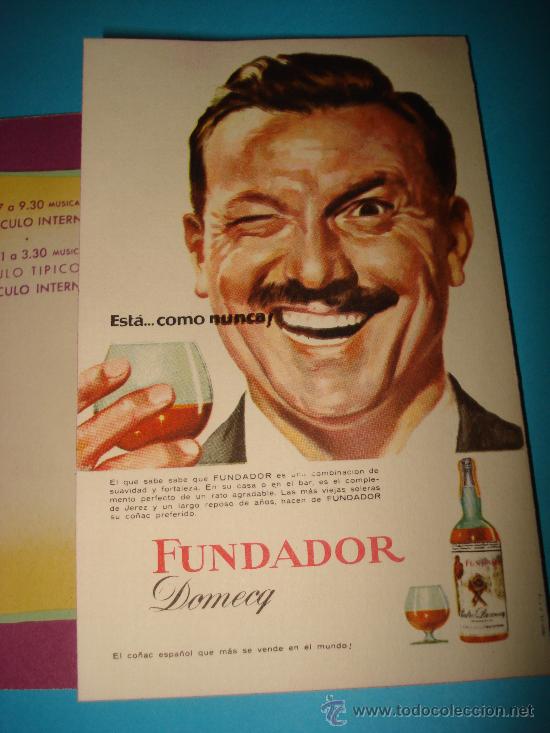 Carteles espect&aacute;culos: Antiguo Programa de Espectaculo Internacional de la Sala CASABLANCA en Madrid A&ntilde;o 1960s - Foto 3