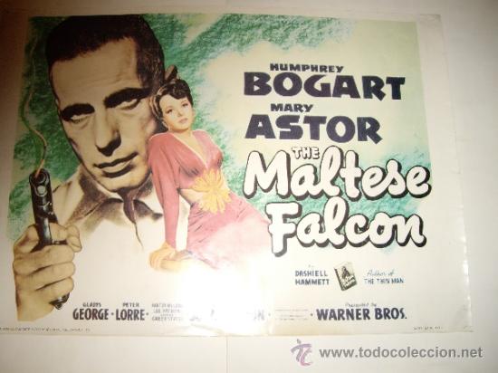Carteles espect&aacute;culos: CARTEL HALCON MALTES MALTESE FALCON - Foto 2