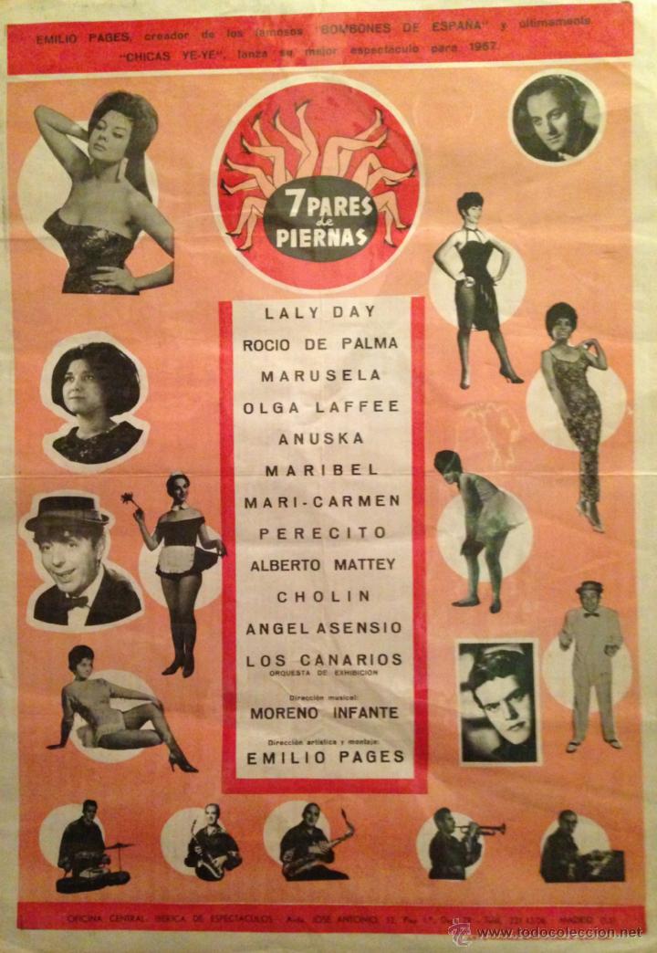 Carteles espect&aacute;culos: 7 pares de piernas - Foto 1