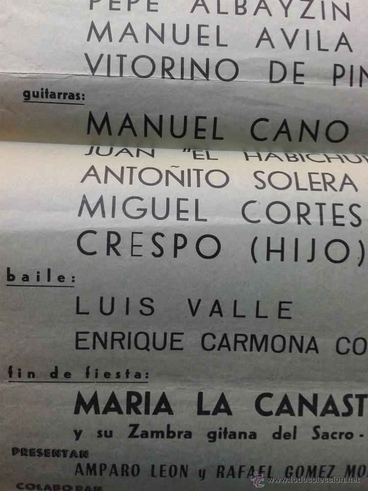 Carteles espect&aacute;culos: cartel del adios al teatro cervanttes a&ntilde;o 1966 - Foto 3