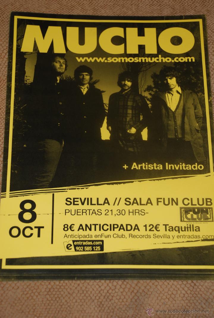 Carteles espect&aacute;culos: MUCHO CARTEL 30X42 CM. APROX. - Foto 1