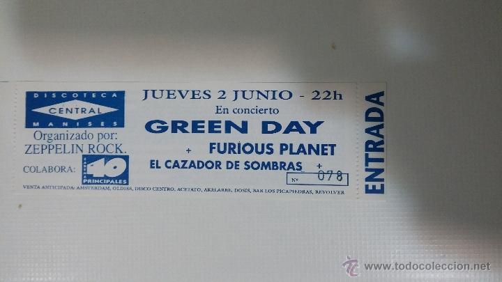 Carteles espect&aacute;culos: Entrada concierto Green day - Foto 1