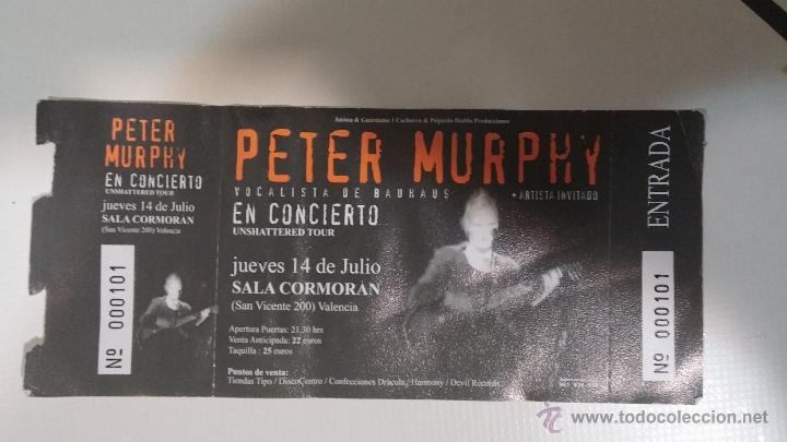 Carteles espect&aacute;culos: Entrada de Peter Murphy - Foto 1