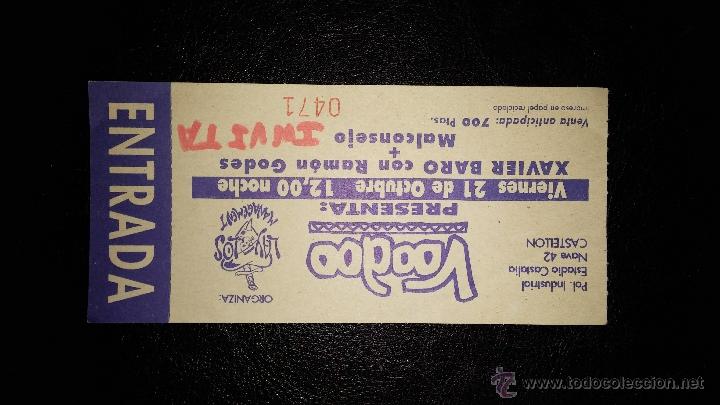 Carteles espect&aacute;culos: Voodoo Xavier Baro con Ramon Godes+Malconsejo - Foto 1