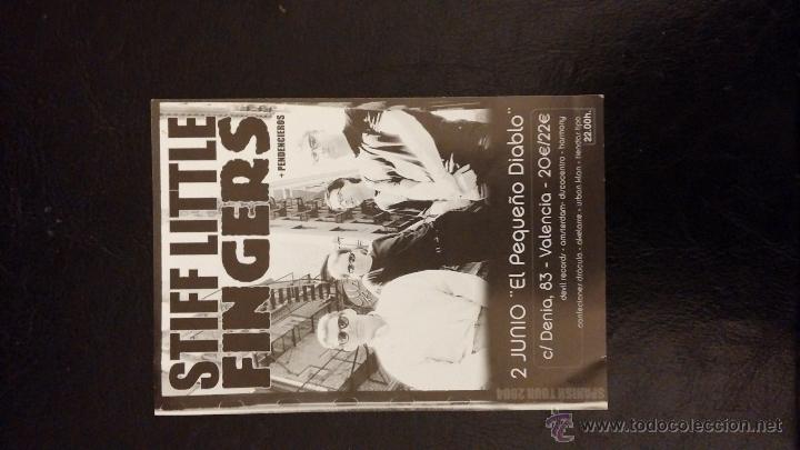 Carteles espect&aacute;culos: Entrada Stiff little fingers - Foto 1