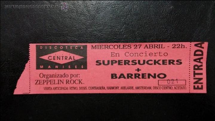 Carteles espect&aacute;culos: Entrada supersuckers+barreno - Foto 1