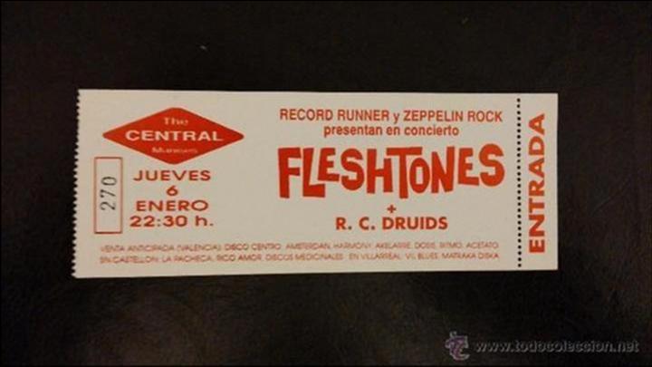 Carteles espect&aacute;culos: Entrada Fleshtones - Foto 1