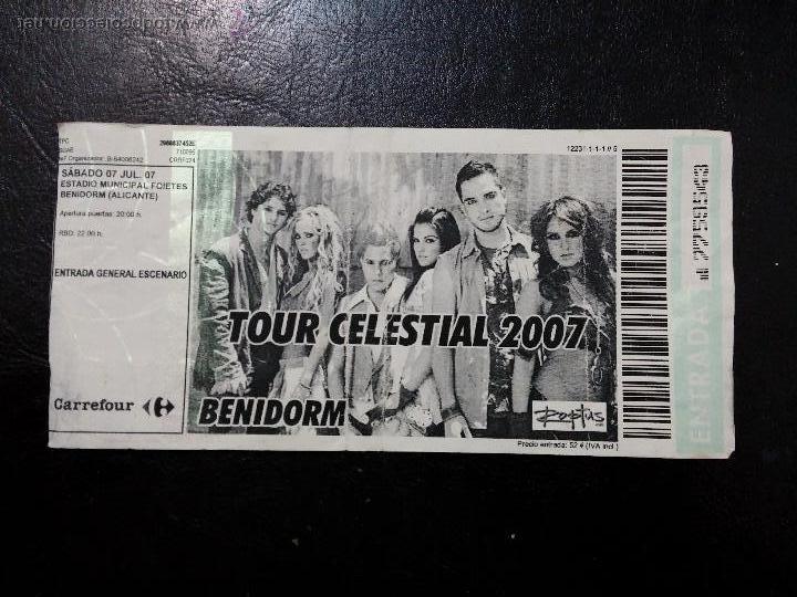 Carteles espect&aacute;culos: TOUR CELESTIAN TOUR 2007 BENIDORM - Foto 1