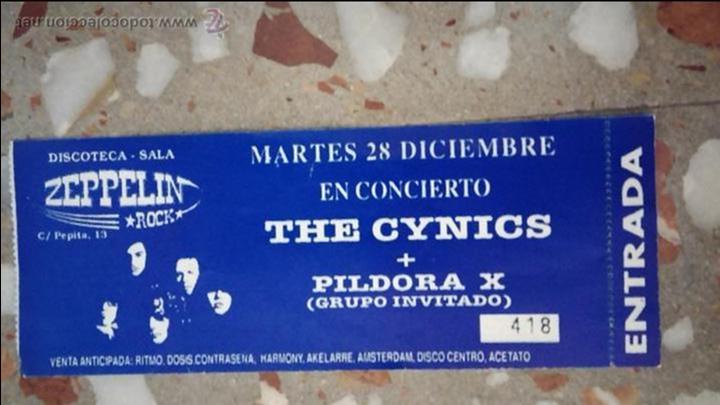 Carteles espect&aacute;culos: Entrada de cynics+pildoras - Foto 1