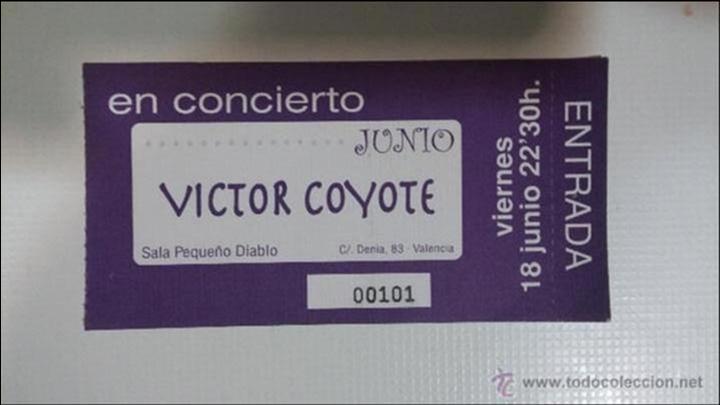 Carteles espect&aacute;culos: Entrada de Victor Coyote - Foto 1